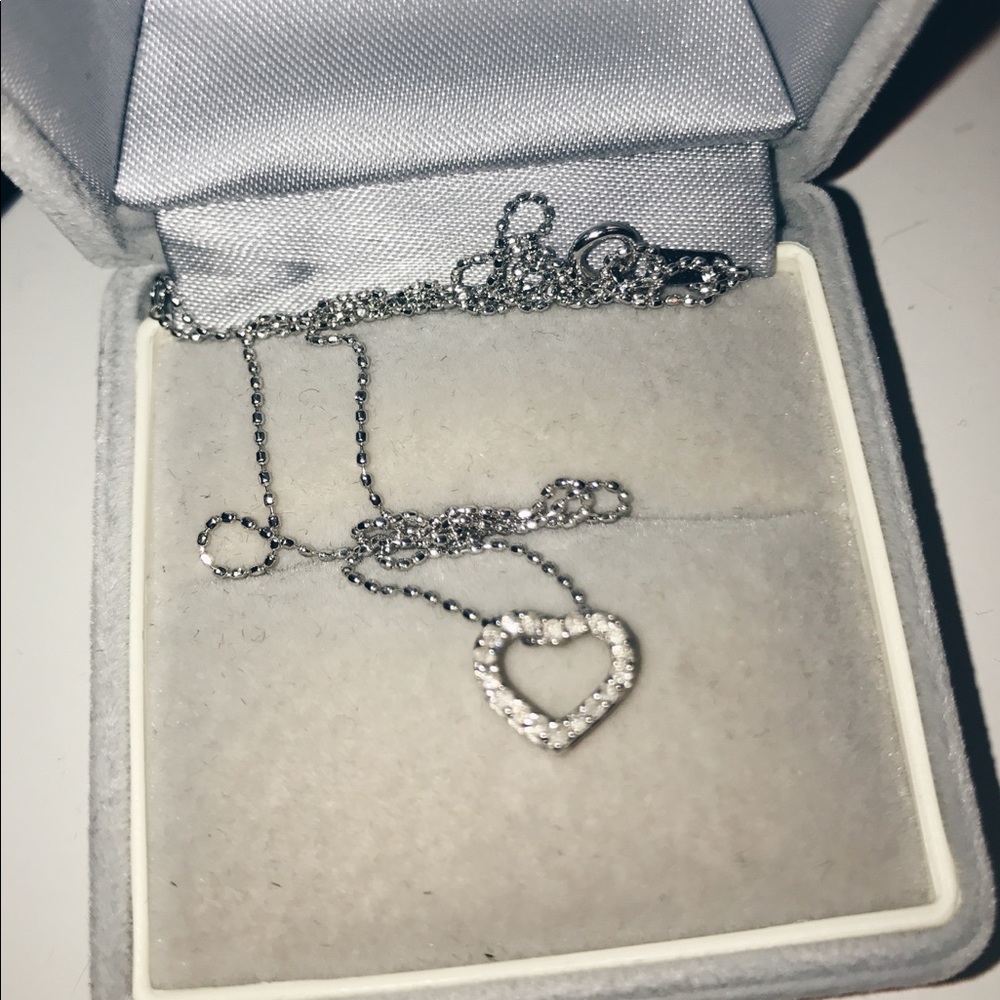 Diamond Heart shaped pendant